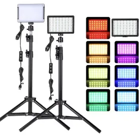 1000-3 My Store Led Video Light Kit For Camera And Studio Tripod Stand Rgb Filters Streaming