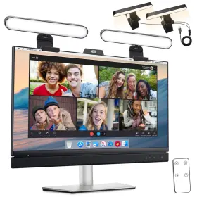 309227-us2 Mysweety Video Conference Lighting Webcam Monitor Light Bar With Touch And Remote Con