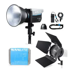 Fc120c Nanlite 196271155690 Rgb Led Spotlight With App Control Bundle Fl-11 Fresnel Lens