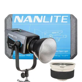 Fl-20g Nanlite 196271308720 Fc300b Bi-color Led Spotlight With Fresnel Lens Bundle