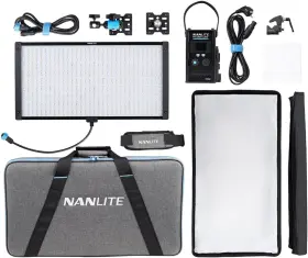 3985 Nanlite Quick Release Bluetooth Adj. Lighting Umbrella Softbox - Black/white