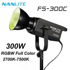 Fs-300c Nanlite 300w Rgbw Full Color Cob Led Video Light 2700k-7500k App Control #2