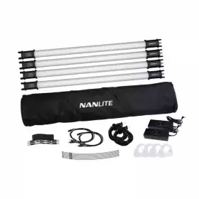 Nl-pt15cii-k4 Nanlite Pavotube Ii 15c 2ft Led Tube Lights With Ac Chargers Mounts