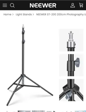 10098439 Neewer Light Stands - Black