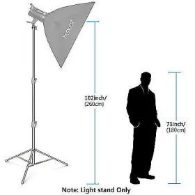 10100806 Neewer 3-pack Stainless Steel Light Stand With 1/4 -inch To 3/8-inch Adapter #3