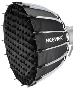 10101378 Neewer 22inch/55cm Deep Parabolic Softbox Diffuser With Honeycomb Grid