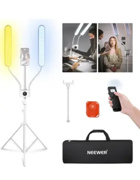 10102016 Neewer Esthetician Light With Phone Holder And Travel Bag Kit Support 2.4g/pc/mac #2