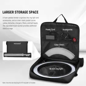 10102643 Neewer 23.6ftftx22.8ftftmultifunctional Nylon Protective Bag For Ring Light&stand #2