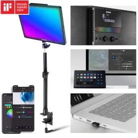 10102869 Neewer Gl1c Rgb 15.5ftft 48w Edge Lit Soft Stream Gaming Light&pc Mac 2.4g/wifi