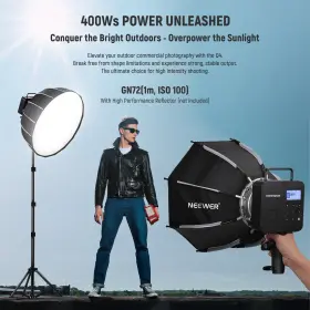 10103136 Neewer Q4 400ws 2.4g Ttl Flash 1/8000 Hss Outdoor Strobe Light Photo Monolight #2