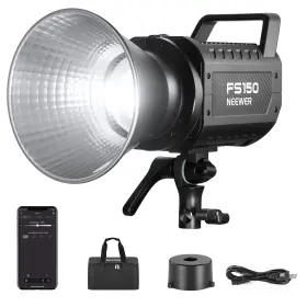 102000lux Neewer 10103214 Fs150 130w Daylight Led Video Light With 102000lux/m 2.4g And App Control