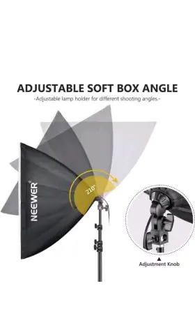 10103353 Neewer 700w Equivalent Softbox Lighting Kit Photography Studio #2