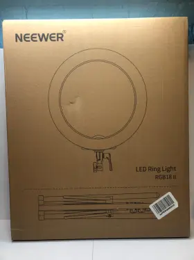 10103390 Neewer 18 Inch Rgb Led Ring Light App Control With Stand And Phone Holder 42w