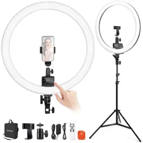 10103624 Neewer Advanced 18-inch Led Ring Light Support Manual Touch Control&lcd Screen