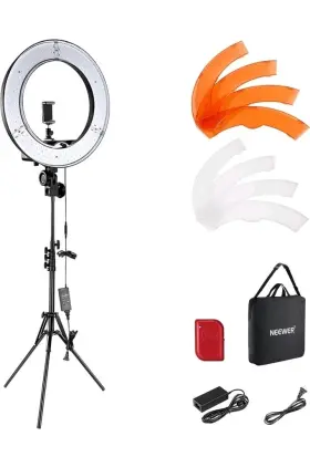Neewer 445019187169 Ring Light 18inch Kit 55w 5600k Professional Led With Stand And Phone Holder S