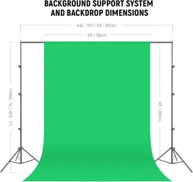 66605305 Neewer Complete Photography Lighting Kit With 8.5ft X 10ft Background Support System #3