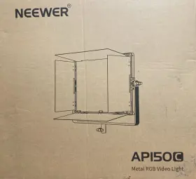 Ap150c Neewer 150w Rgbww Full Color Led Video Panel Light Barndoor 2500k-10000k