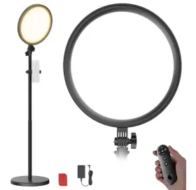 Neewer Br13 Basics 12in 24w Led Ring Light Kit Stand Phone Holder Remote Bt Shutter