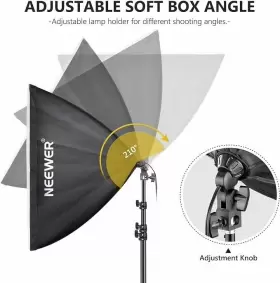 C004b Neewer 700w Softbox Lighting Kit 2pack 5700k Led Photography Lights #2