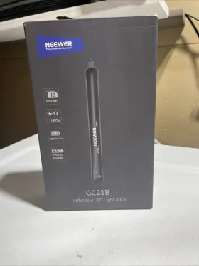 Gc21b Neewer 21w Handheld Led Video Inflatable Tube Light 2700k-6500k Bi-color