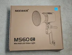 Ms60c Neewer Rgbww Led Video Light With 2.4g/app Control 65w Metal Mini Rgb Cob