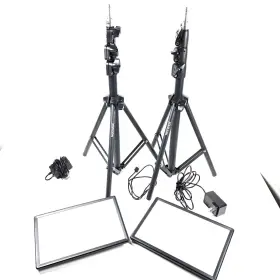 Nl-158a Neewer Led Video Light Panel Lighting Kit 2-pack 11.3 Inch Dimmable Bi-color Stand