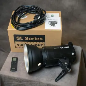Sl60v Neewer Led Studio Light With Adjustable Power And Remote Control