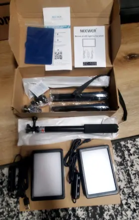 Zc-10w Neewer Led Photo Video Light New Open Box
