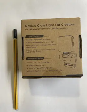 W64-2 Nexigo Glow Light For Streamers Enhanced Video Conference Lighting #2