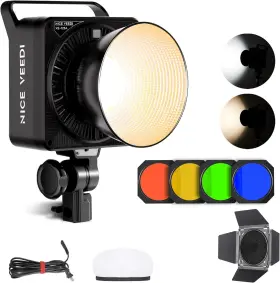 Xe-125a Nice Veedi 250w Bi-color Led Video Cob Light 3000k-10000k Photography