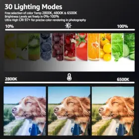 Niceveedi 748253397729 2-pack Led Video Light Kit Studio 2800-6500k Dimmable Photo #3