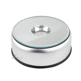 Cp0133 No.2 Warehouse 7 Led Light Colorful Laser Crystals Rotating Display Base Stand With Adapter