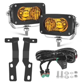 0515 Northyun Light 3 50w Led Pods With Ditch Mount Brackets Dt Wiring Harn
