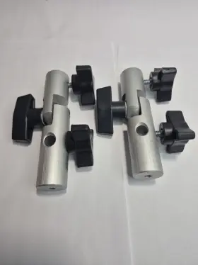 1500vr Novatron Studio Lighting Replacement Light Mounting Brackets - Lot Of 2
