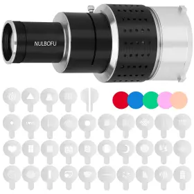 Flz-009 Nulbofu Bowens Mount Spotlight Conical Optical Snoot Kit Photography Studio