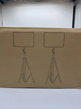 O-d02w Obeamiu 2 Pack Photography Lighting Kit With 73ftft Tripod Stand 20w Led Video