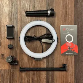 Ttvlk-8 Oben 847628038899 Tripod Vlogging Kit With Ring Light 8 Inch