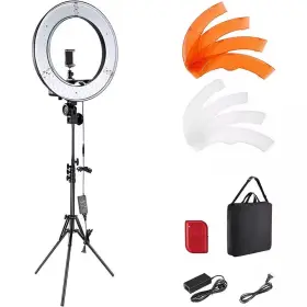 Objlgev 313110923917 18 Inch Led Ring Light Kit 55w 5600k With Stand Phone Holder Soft Tube Bag For Ma
