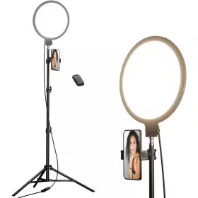 Objlgev 445047969997 10.5 Ring Light With 69 Tripod Stand Phone Holder Full-screen Dimmable Led Lig