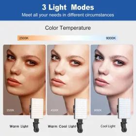 Olrpt 797387392254 Selfie Light Phone With Front And Back Clip 60 Led Portable #3