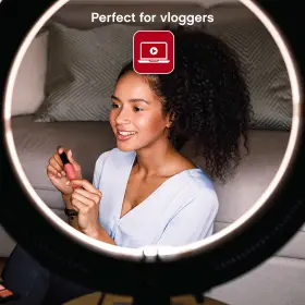 On Air 841351172585 8 Inch Portable Led Ring Light With Desktop Stand And Phone Holder #3