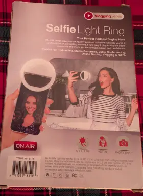 Tzumi-8081 On Air Selfie Light Ring. 36 Led Bulb Vlogging Series Easy Clip-on #2
