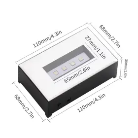 Kb111 Onepec Led Light Base With 9 Lighting Modes Lighted Bases For Glass Art #3