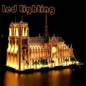 21061 Onestop-stores Movie Led Light Kit For The Arts And Crafts Architecture Notre-dame De Par