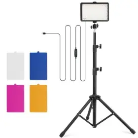Ds-led001-bk Opking Photography Lighting Kit With 4 Color Filters Dimmable 5600k Usb Led Studio #2