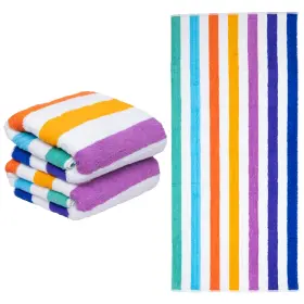 Organic Mate 195893489947 Large Beach Towels Set Of 2-35x70 Soft And Absorbent Oversized Sheet Made 10