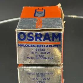 07364 Osram 64633 Halogen Bellaphot 15v 150w Bulb Lamp Made In Germany #2