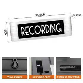Led-002 Paxisch Recording Led Sign For Twitch Tiktok Youtube Streamers/gamers - Live Stream #2