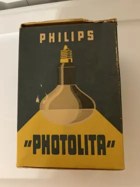 Pf218e Phillips Vintage Photolita Bulb 110v 500w E27 Type Pf218e/43 #3