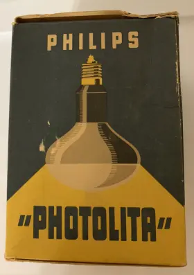 Pf218e Phillips Vintage Photolita Bulb 110v 500w E27 Type Pf218e/43